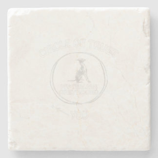 Circle of Trust Mein italienischer Grauhund Funny Steinuntersetzer