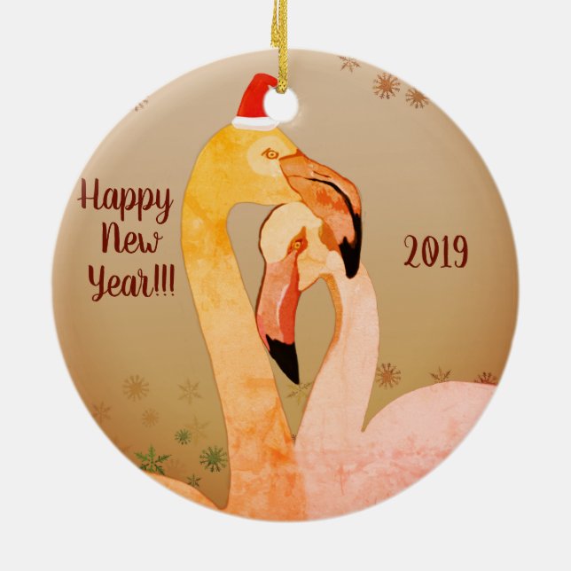 Circle Ornament New year (Hinten)