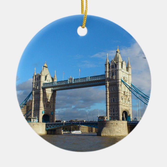 Circle Ornament-Tower Bridge London Keramik Ornament (Vorne)
