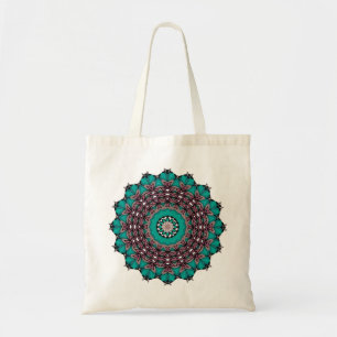 Circle Ornamental abstrakt Mandala Dekorationstich Tragetasche