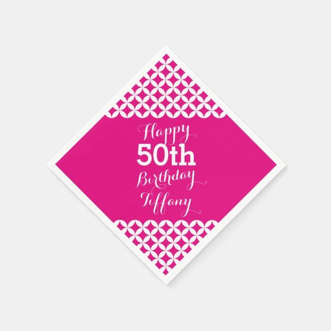 Circle pattern 50. serviette (Ecke)