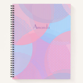 Circle Pattern Notebook Notizbuch
