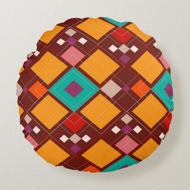 Circle Pillow design  Rundes Kissen (Vorderseite)