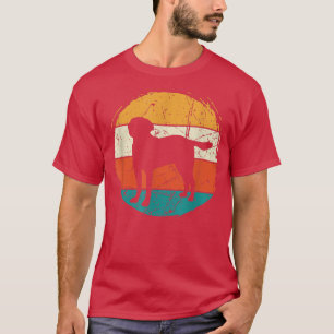 Circle Retro Vintag Labrador Eigentümer Labrador V T-Shirt