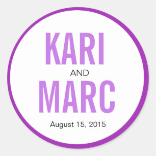 Circle Rim Kontur Gunst Decal LILA Runder Aufkleber