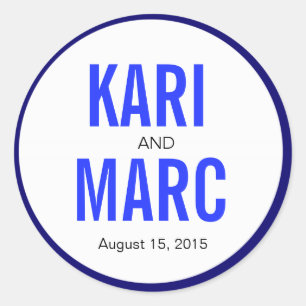 Circle Rim Kontur Gunst Decal Marineblau Runder Aufkleber