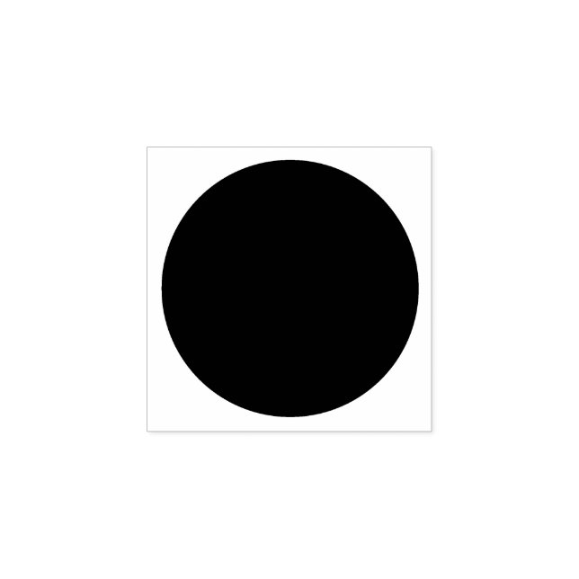 Circle Rubbir Briefmarke Gummistempel (Prägung)