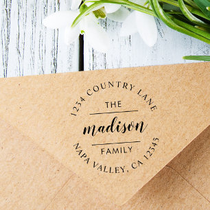 Circle Script   Erstellen Sie Ihre eigene Rücksend Permastempel