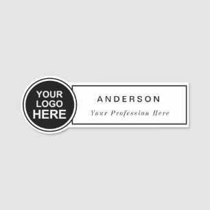 Circle Shaped Custom Business Logo Mitarbeiter Namensschild