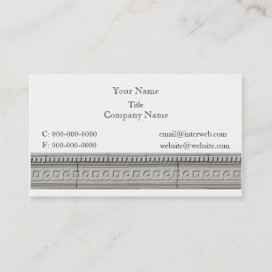 Circle Square Architecture Border Business Cards Visitenkarte