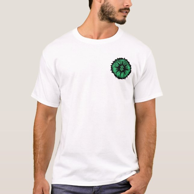 Circle Star Green T-Shirt (Vorderseite)