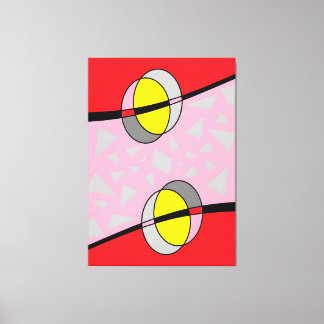 Circled Back Scrum Design II Leinwanddruck