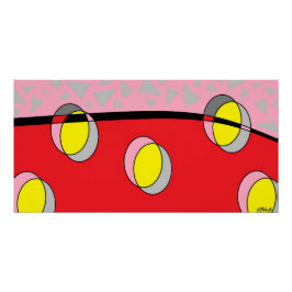 Circled Back Scrum Design Poster