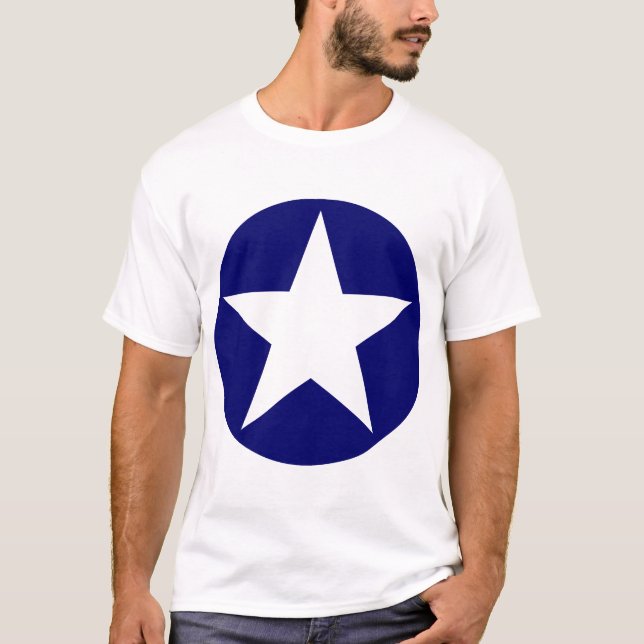 Circled Star - Dark Blue T-Shirt (Vorderseite)