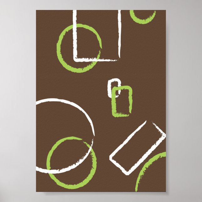 Circles and Squares Poster (Vorne)