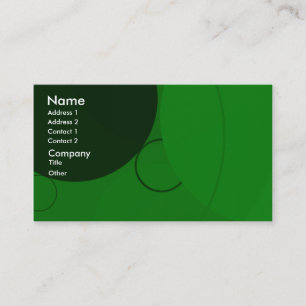 Circles Background Business Card Visitenkarte
