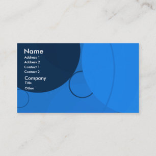Circles Background Business Card Visitenkarte