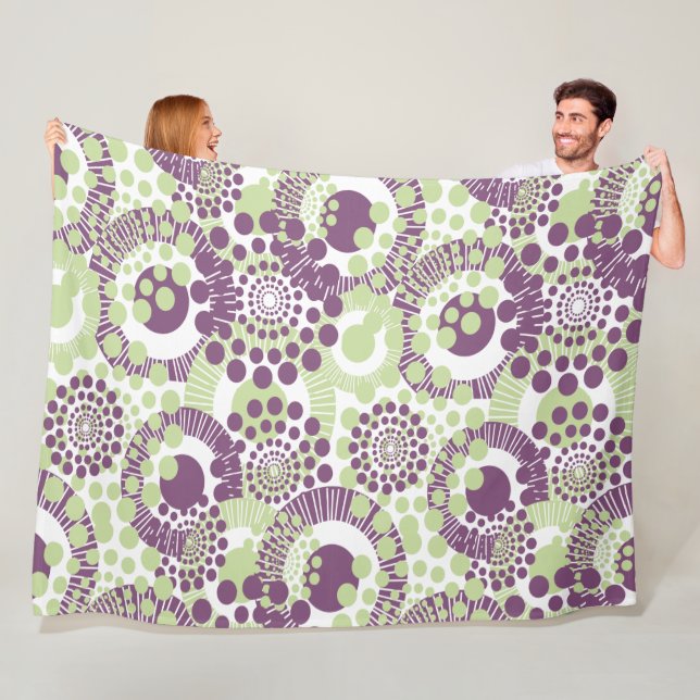 Circles, Everywhere Fleecedecke (Beispiel)