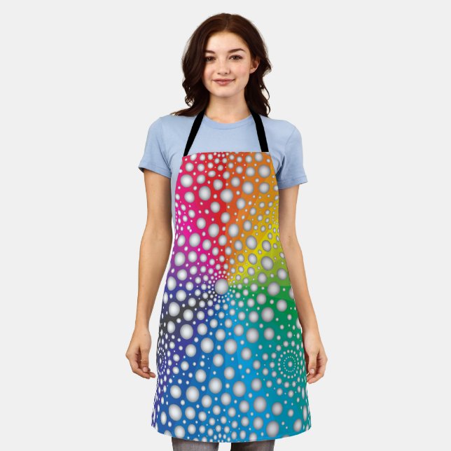 Circles Mandala 2 Schürze (Getragen)