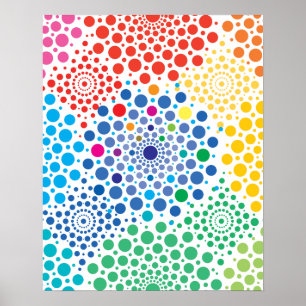 Circles Mandala 3 Poster