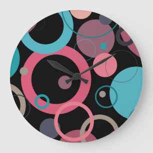 Circles of the horizon     große wanduhr