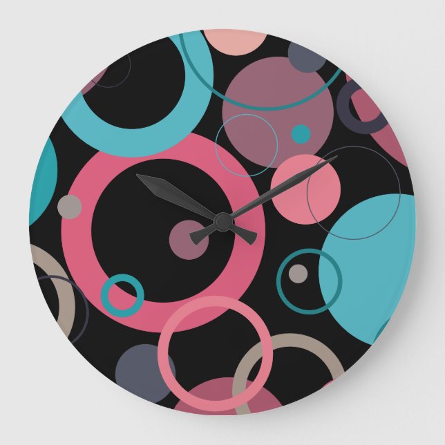 Circles of the horizon     große wanduhr (Vorderseite)