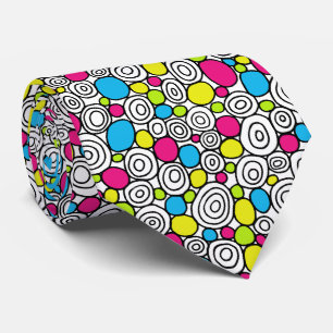 Circles Pattern 210819 - Colors 01 Krawatte