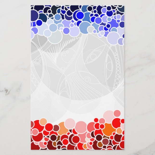 CIRCLES PATTERN BRIEFPAPIER (Vorderseite)