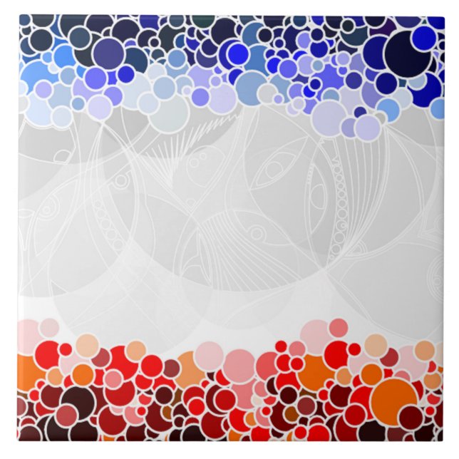 CIRCLES PATTERN FLIESE (Vorderseite)