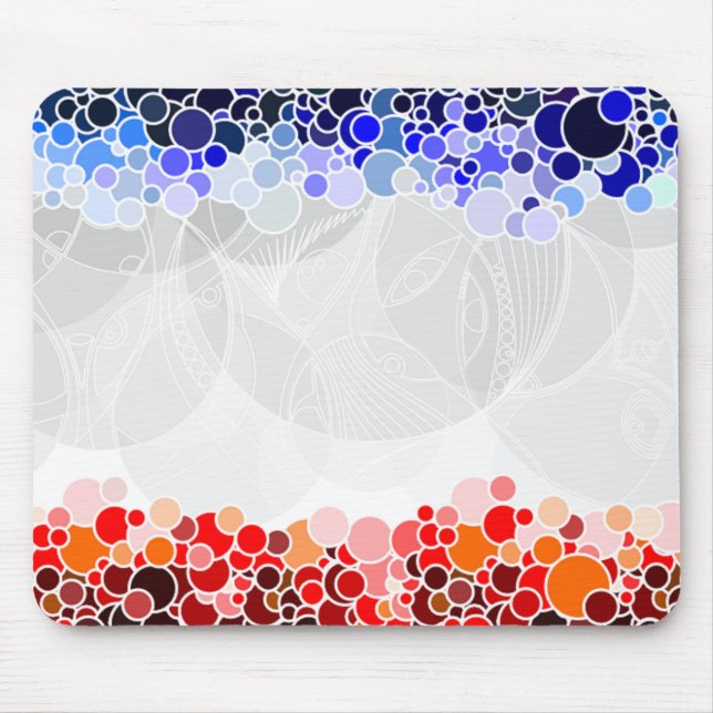 CIRCLES PATTERN MOUSEPAD (Vorne)
