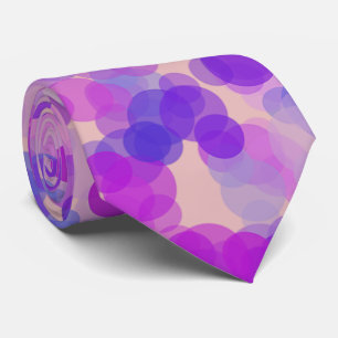 Circles Pattern Neck Tie Krawatte