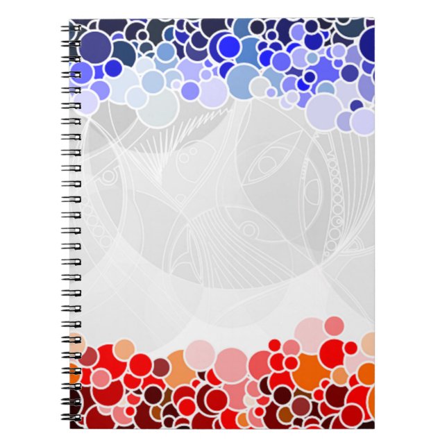CIRCLES PATTERN NOTIZBLOCK (Vorderseite)