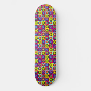circles pattern skateboard