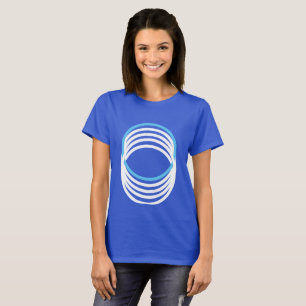 Circles White Blue 4Nell T-Shirt