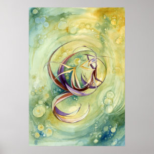 Circles within Circles Print Poster