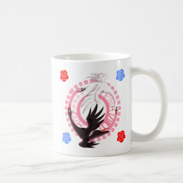 Circling Swan Love Romantic Fantasy Art 11 oz Mug Kaffeetasse