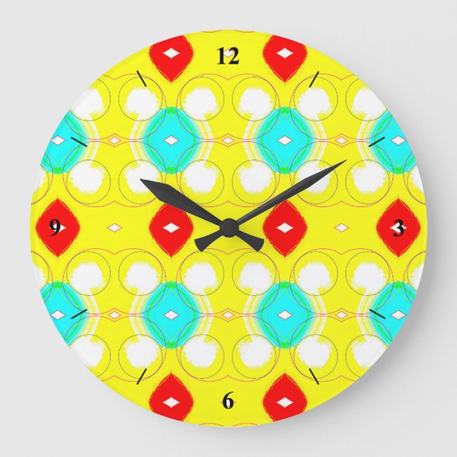 Circly Große Wanduhr (Vorderseite)