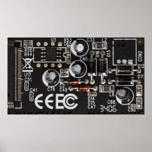 Circuit Board Poster