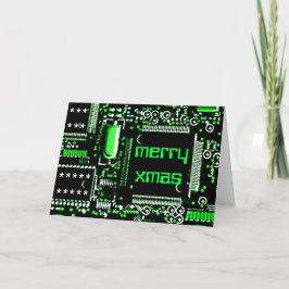 Circuit Green 2 "Merry Xmas" Grüße Karte