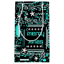 Circuit Light Blue 2 Merry Xmas klein Kleine Geschenktüte