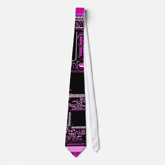 Circuit Pink Krawatte (Vorderseite)
