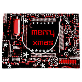 Circuit Red 2 Merry Xmas groß Große Geschenktüte
