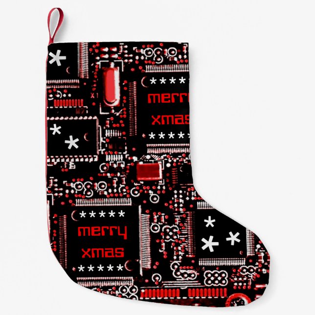 Circuit Red 2 "Merry Xmas" Strumpf Kleiner Weihnachtsstrumpf (Vorderseite)