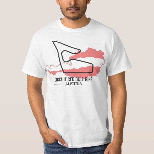 Circuit Redbull Ring formula 1 T-shirt (Vorderseite)