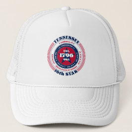 Circuit Tennessee Staat Patriotic Trucker Hat Truckerkappe