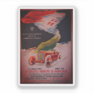 Circuito Avellino - Vintage Poster von 1930 Aufkleber