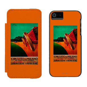 Circuito Di Milano Vintage Poster Europa Incipio Watson™ iPhone 5 Geldbörsen Hülle