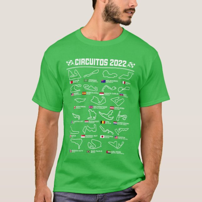 Circuits Formula One Cars Spanish gift T-Shirt (Vorderseite)