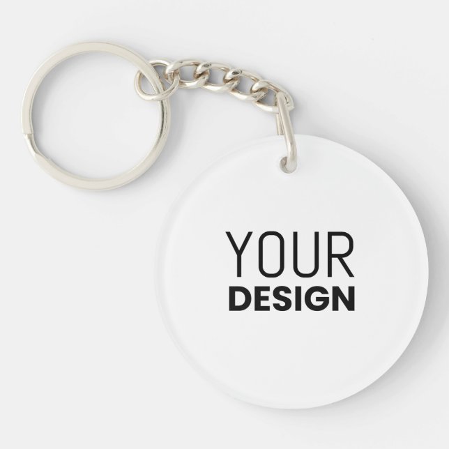 Circular Acrylic Schlüsselanhänger (Vorderseite)