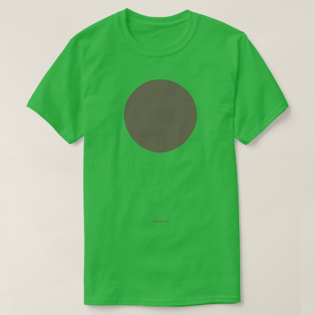 Circular Crayola Charcoal Gray T-Shirt (Design vorne)